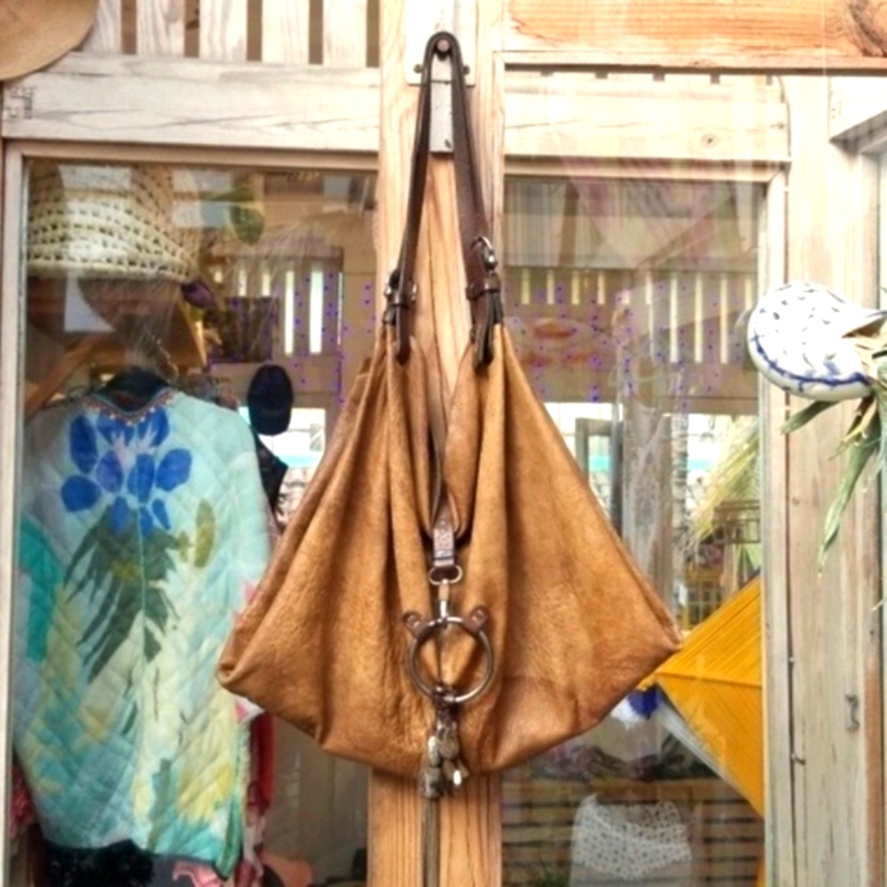 Henry Beguelin incredible leather bag purse carry-all tote Italian Cult Designer